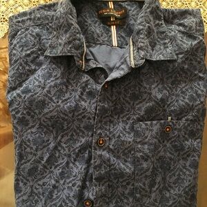 DENIM & FLOWER MENS SLIM FIT DRESS SHIRT